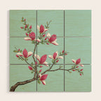 Magnolia : Minhwa-Korean traditional/folk art Wood Wall Art Gallery Image 1