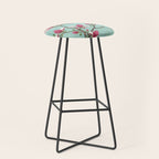 Magnolia : Minhwa-Korean traditional/folk art Stool Gallery Image 1