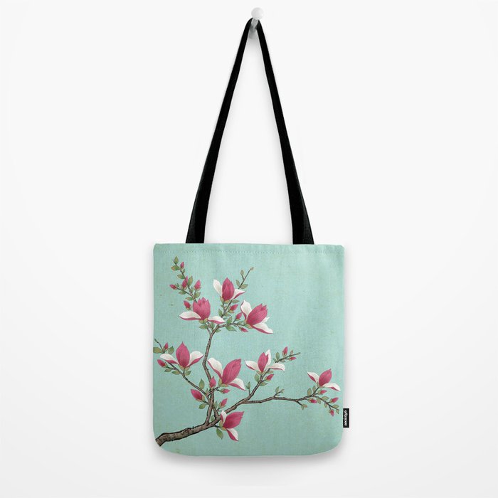 Magnolia : Minhwa-Korean traditional/folk art Tote Bag Gallery Image 2