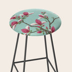Magnolia : Minhwa-Korean traditional/folk art Stool Gallery Image 2