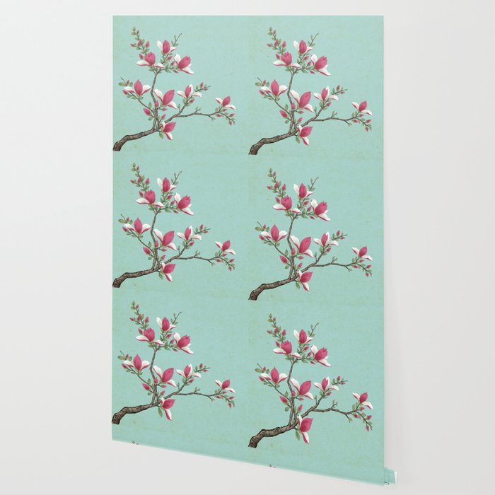 Magnolia : Minhwa-Korean traditional/folk art Wallpaper Gallery Image 2