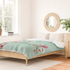 Magnolia : Minhwa-Korean traditional/folk art Duvet Cover Gallery Image 2