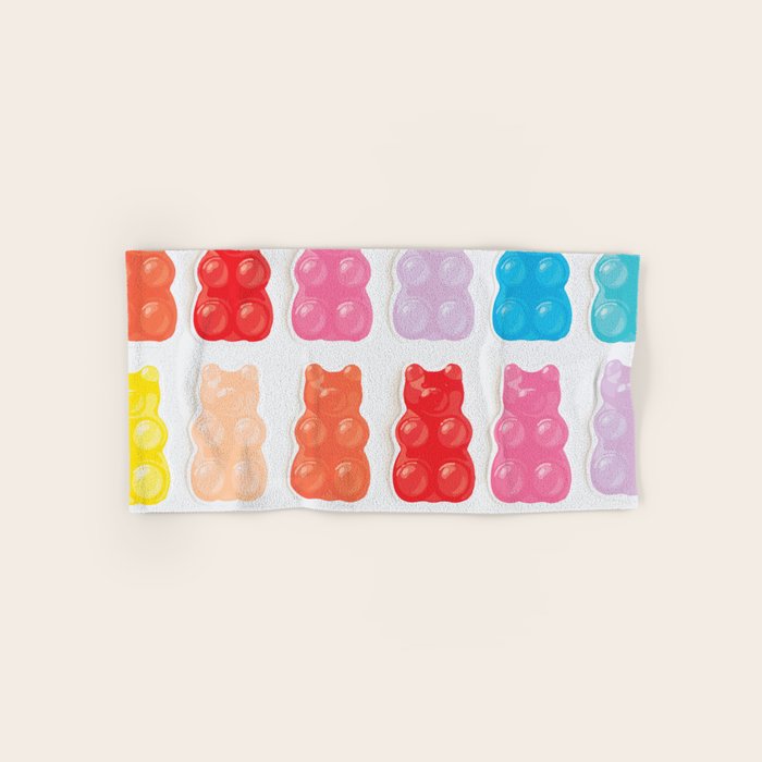 Gummy Bears Bath Towel Gallery Image 1