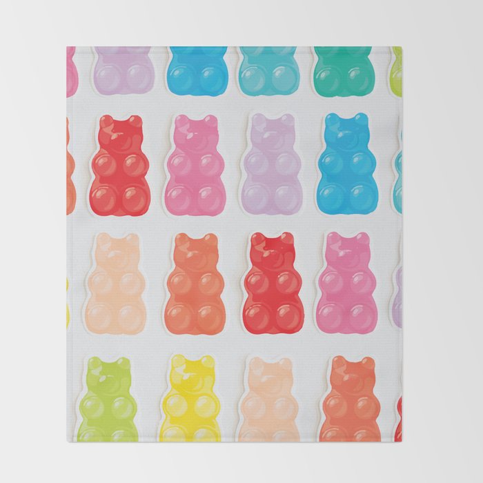 Gummy Bears Throw Blanket Gallery Image 2