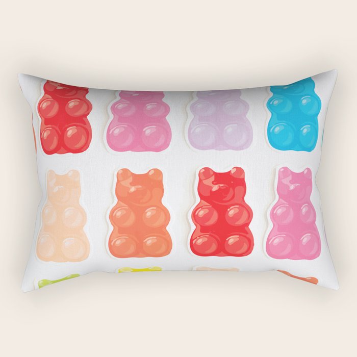 Gummy Bears Rectangular Pillow Gallery Image 2