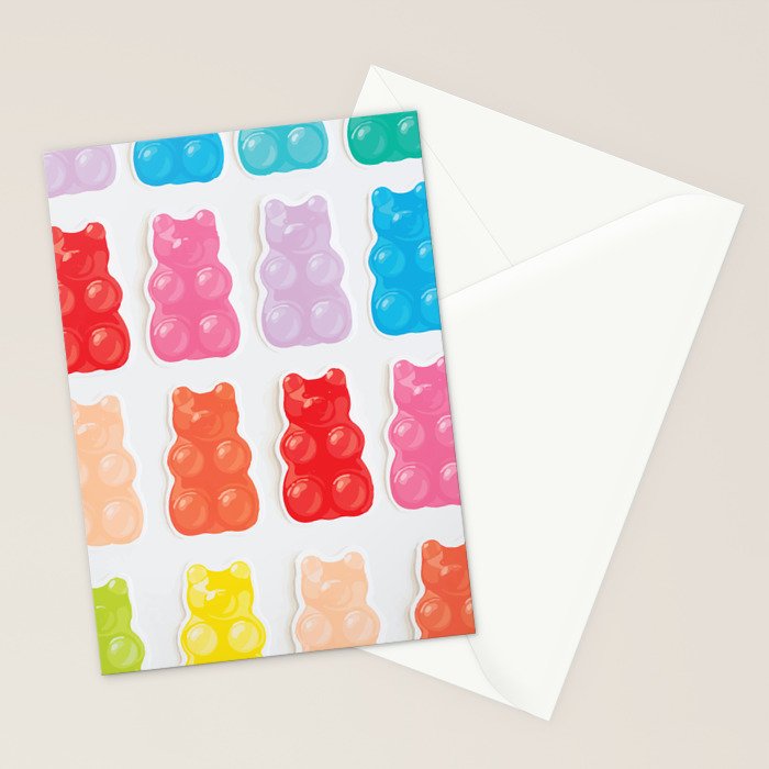 Gummy Bears Stationery Card Gallery Image 2