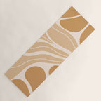 Modern Boho Art Nouveau Floral 2.3 Neutral Sand Yoga Mat Gallery Image 1