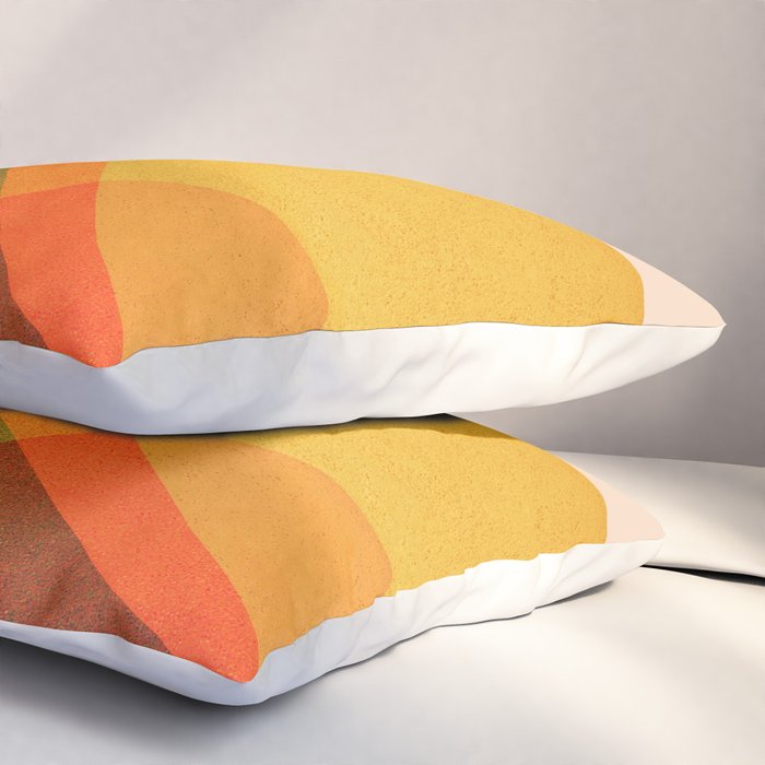 Abstraction_SUNSET_LANDSCAPE_POP_ART_Minimalism_018X Pillow Sham Gallery Image 3