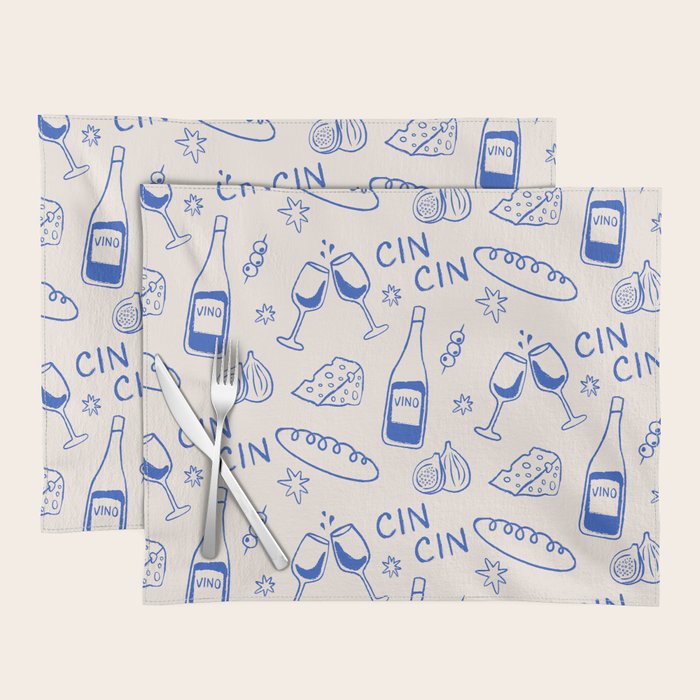Wine and Cheese. Cheers Placemat Gallery Image 1