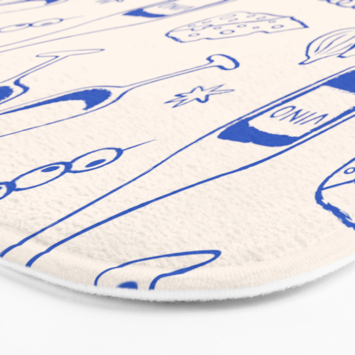 Wine and Cheese. Cheers Bath Mat Gallery Image 3