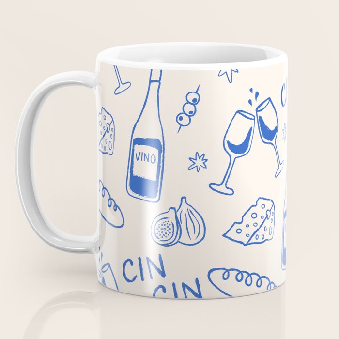 Wine and Cheese. Cheers Coffee Mug Gallery Image 3