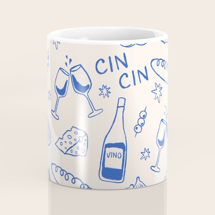 Wine and Cheese. Cheers Coffee Mug Gallery Image 4