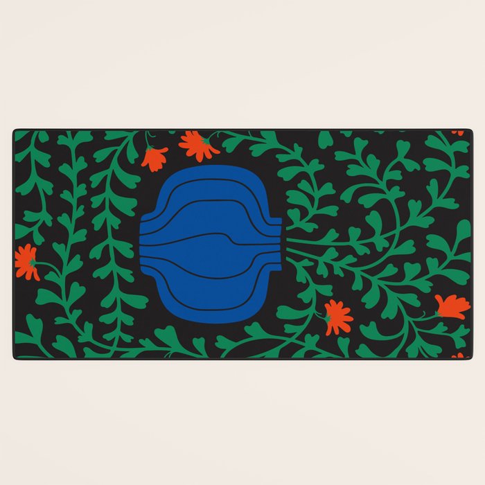 Summer Bloom: Midnight Rain Forest Desk Mat Gallery Image 3
