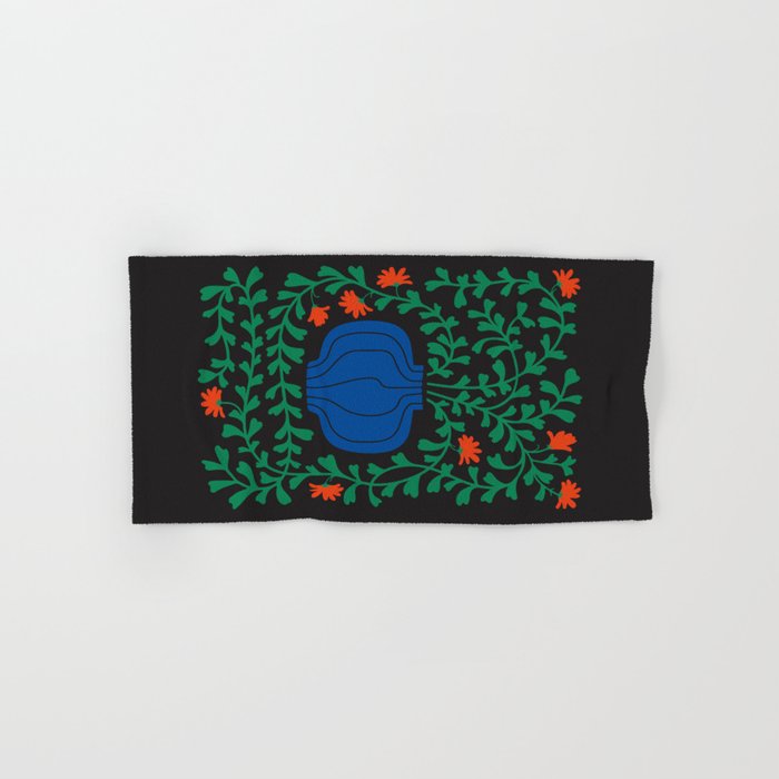 Summer Bloom: Midnight Rain Forest Bath Towel Gallery Image 1
