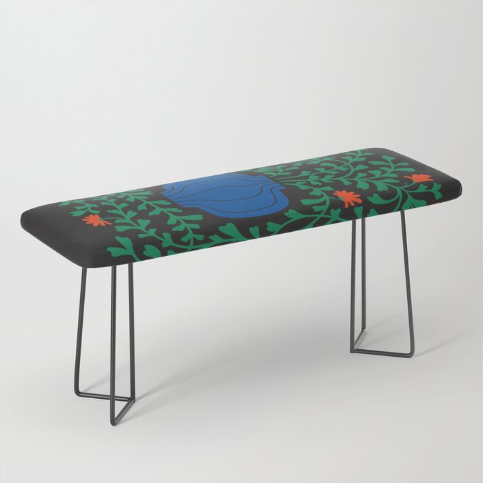 Summer Bloom: Midnight Rain Forest Bench Gallery Image 1