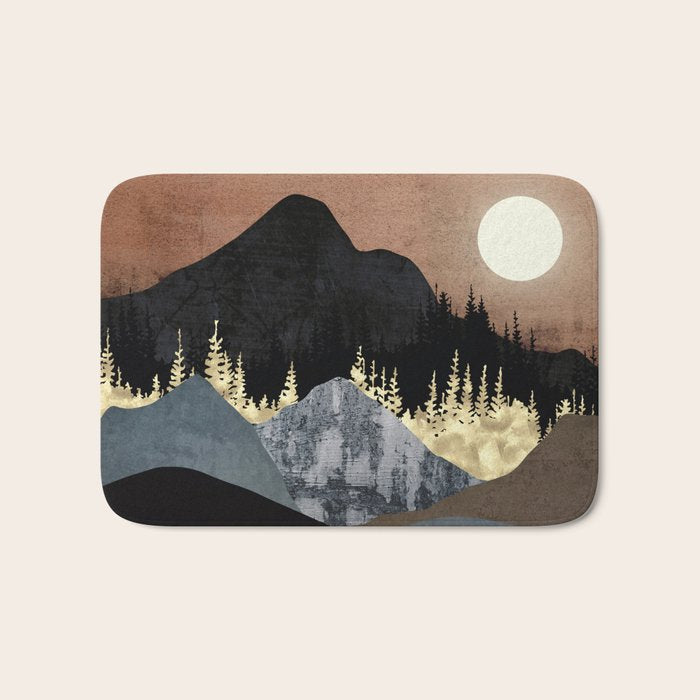 Autumn Mountains Bath Mat Gallery Image 1