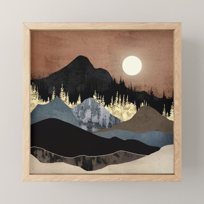 Autumn Mountains Mini Art Print Gallery Image 1