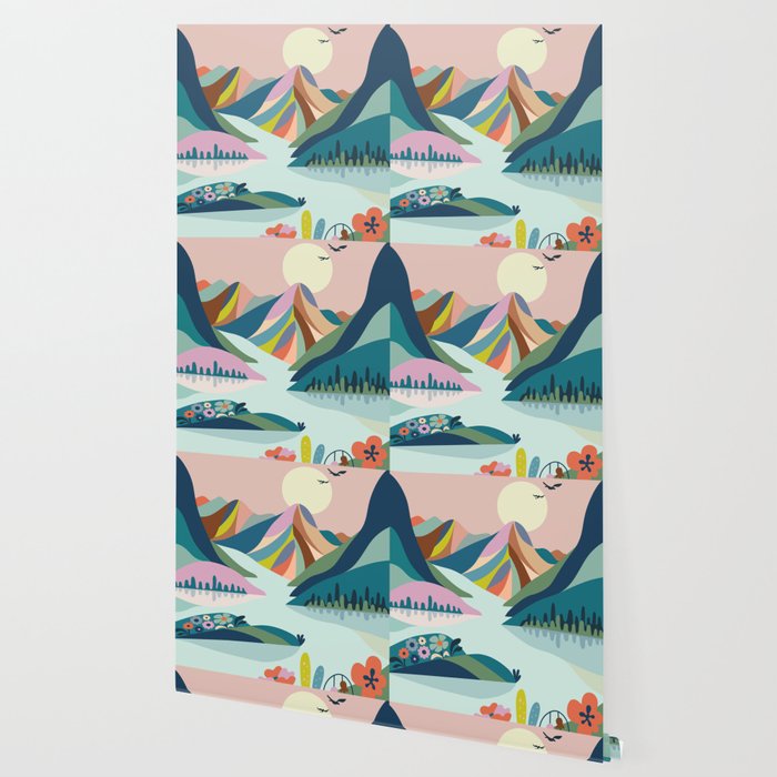 Modern Scenic Mountains  Wallpaper Gallery Image 2