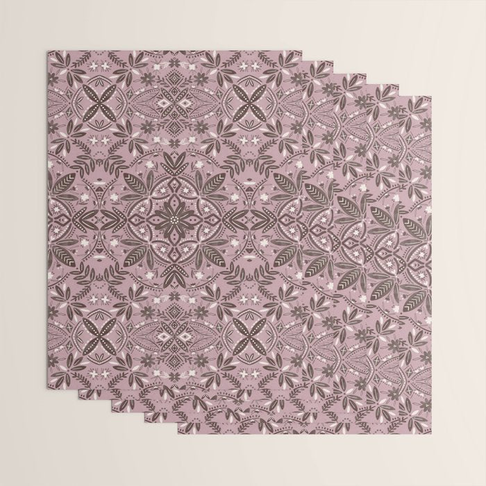 Rustic Pink Serenity Wrapping Paper Gallery Image 3