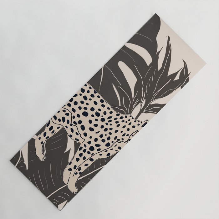 Minimal Jungle Abstract Art 2 Yoga Mat Gallery Image 1