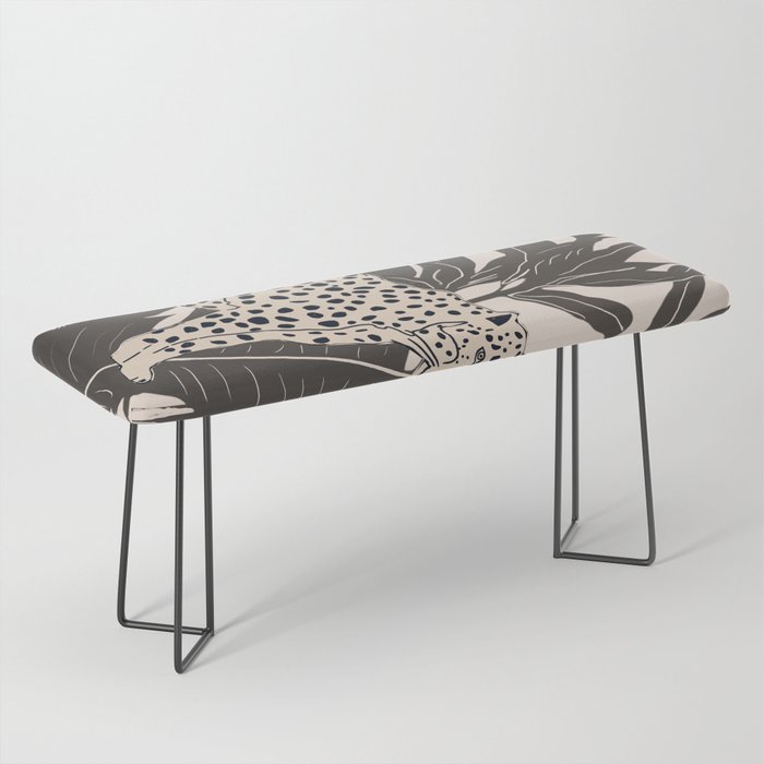 Minimal Jungle Abstract Art 2 Bench Gallery Image 1