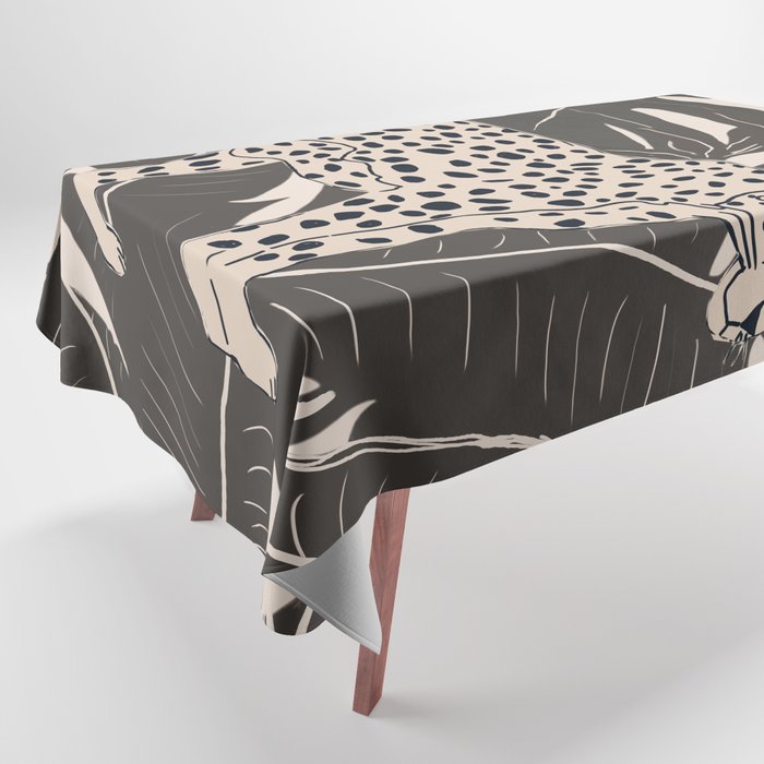 Minimal Jungle Abstract Art 2 Tablecloth Gallery Image 1