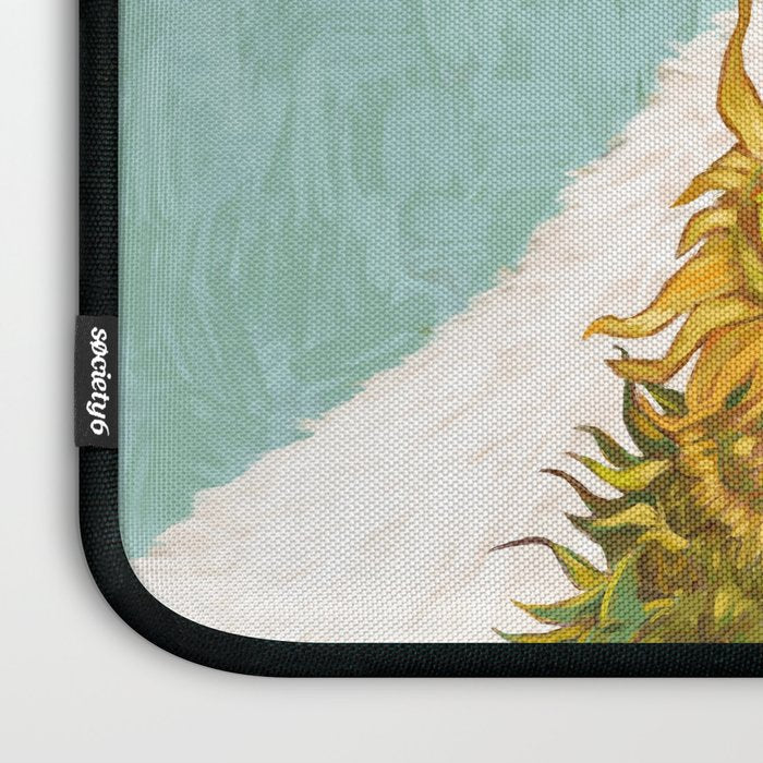 Naughty Llama and The Sunflowers Laptop Sleeve Gallery Image 3