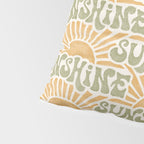 Sunshine - gold and green Pillow Sham Gallery Image 4