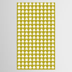 Clovers XX Chartreuse Botanical Pattern Tablecloth Gallery Image 2