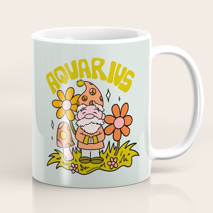 Aquarius Gnome Coffee Mug Gallery Image 1