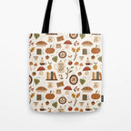 Cozy Vintage Autumn Tote Bag Gallery Image 1