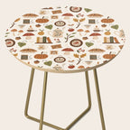 Cozy Vintage Autumn Side Table Gallery Image 2