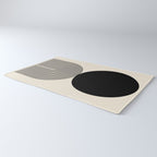 Abstraction_BLACK_DOT_LINE_ART_Minimalism_003C Rug Gallery Image 3