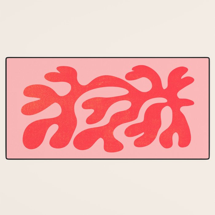 Red Salsa: Matisse Paper Cutouts 07 Desk Mat Gallery Image 3