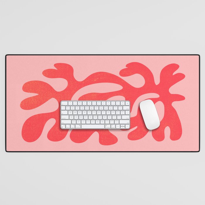 Red Salsa: Matisse Paper Cutouts 07 Desk Mat Gallery Image 1