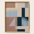 Modern Abstraction  Mocha Mousse Serving Tray Gallery Image 1