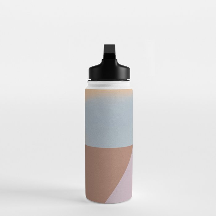 Modern Abstraction  Mocha Mousse Water Bottle Gallery Image 3