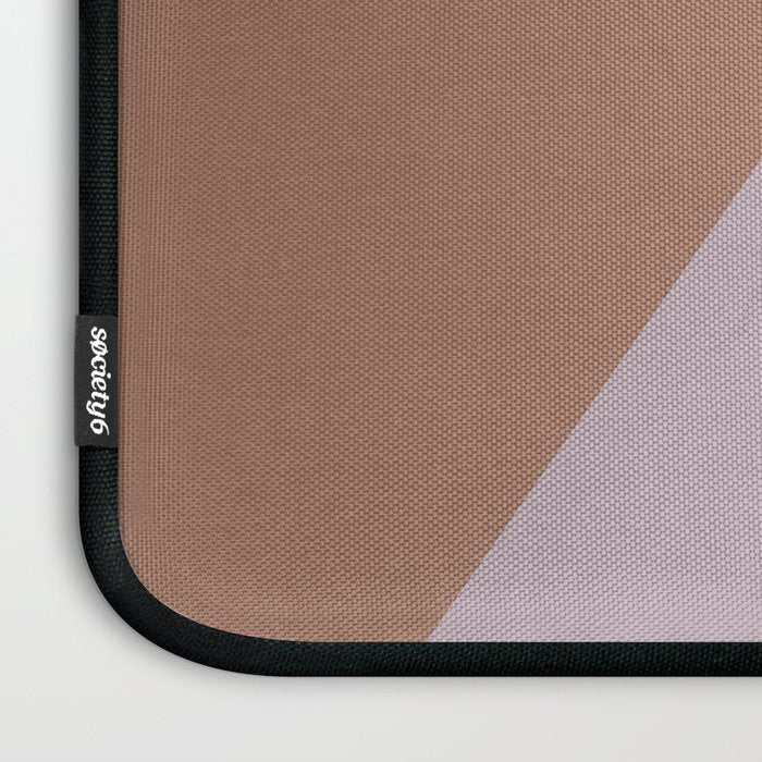 Modern Abstraction  Mocha Mousse Laptop Sleeve Gallery Image 3