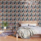 Modern Abstraction  Mocha Mousse Wallpaper Gallery Image 3