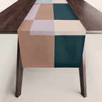Modern Abstraction  Mocha Mousse Table Runner Gallery Image 1