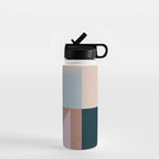 Modern Abstraction  Mocha Mousse Water Bottle Gallery Image 1