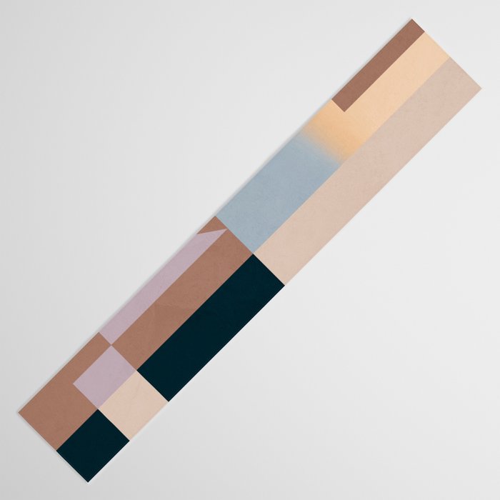 Modern Abstraction  Mocha Mousse Table Runner Gallery Image 3