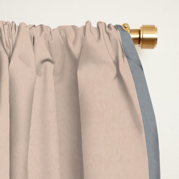 Modern Abstraction  Mocha Mousse Window Curtain Gallery Image 2