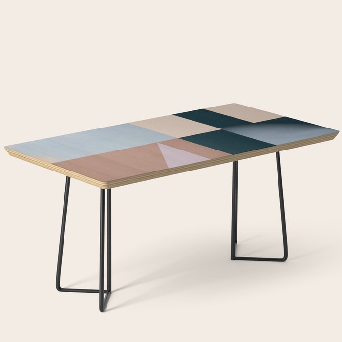 Modern Abstraction  Mocha Mousse Coffee Table Gallery Image 1