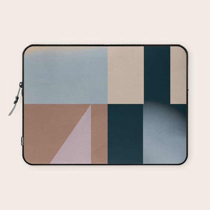 Modern Abstraction  Mocha Mousse Laptop Sleeve Gallery Image 1