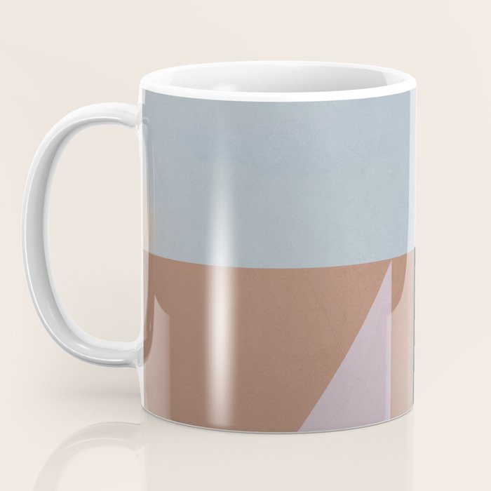 Modern Abstraction  Mocha Mousse Coffee Mug Gallery Image 3