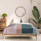 Modern Abstraction  Mocha Mousse Comforter Gallery Image 3