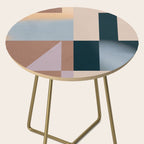Modern Abstraction  Mocha Mousse Side Table Gallery Image 2