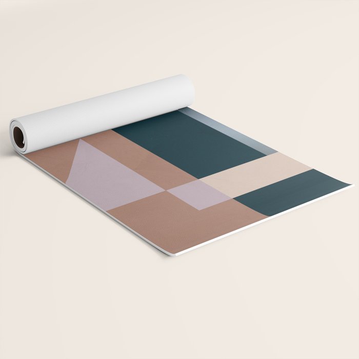 Modern Abstraction  Mocha Mousse Yoga Mat Gallery Image 2