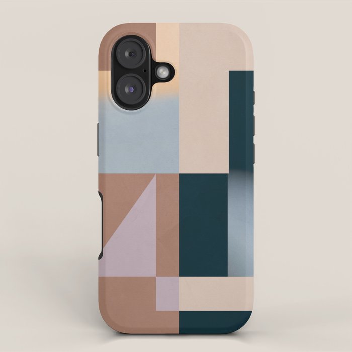 Modern Abstraction  Mocha Mousse iPhone Case Gallery Image 1